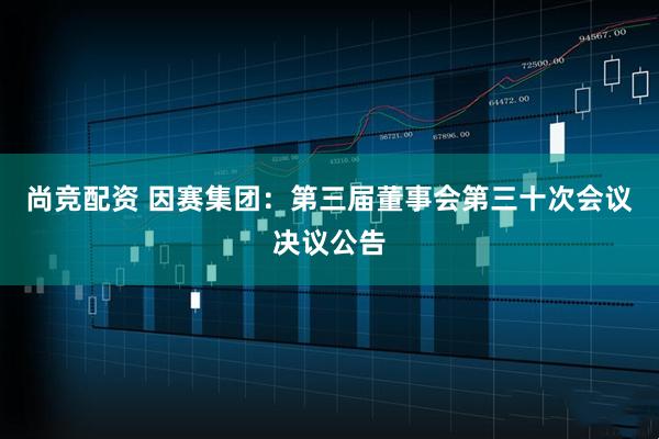 尚竞配资 因赛集团：第三届董事会第三十次会议决议公告